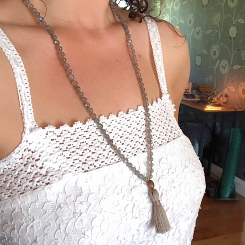 Labradorite Mala Necklace