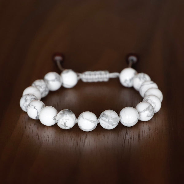 "Calm" Mala Bracelet| Howlite